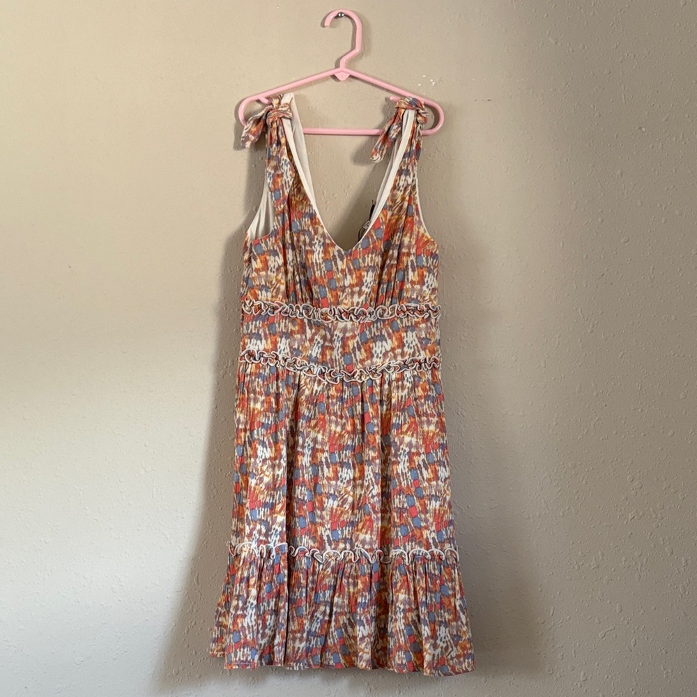 Multicolor Sleeveless Summer Dress